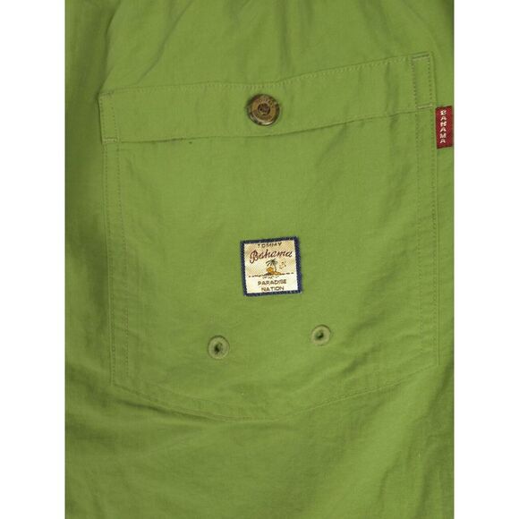 Tommy Bahama Palm Tree Swim‎ Trunk Mesh Lining Large Green - Picture 4 of 6